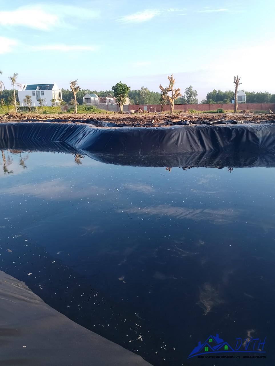 Bạt lót hồ tại Vĩnh Phúc